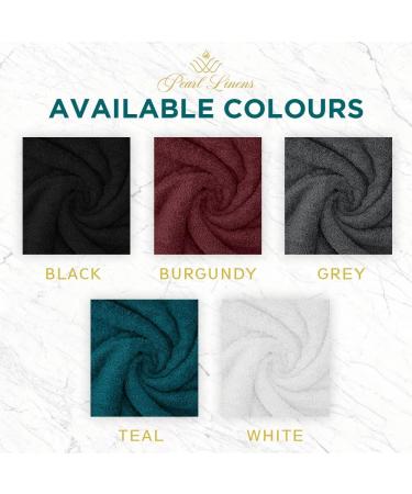 Pearl Linens Cotton Bath Sheet Pack of 2 - Quick Dry & Absorbent Oversize Towels for Hotel & Spa | Super Soft Teal Bath Sheet Set 35x70 - Buy Online on SooperMarket.com