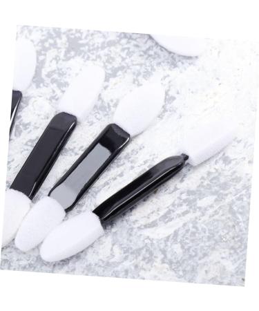 Gogogmee 100pcs Make up Applicators for Face Dual Sided Eyeshadow Brush Makeup Eyeshadow Brush Smudge Brush M White - Buy Online on SooperMarket.com