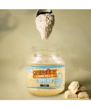 Grenade Carb Killa Protein Spread - White Chocolate Cookie 1 x 360 g Jar - Buy Online on SooperMarket.com