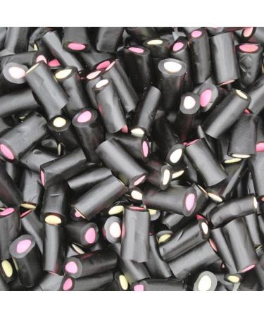 Liquorice Cream Rock 225g Sweet Pouch