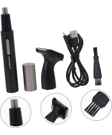 FOMIYES Electric Nose Hair Trimmer & Face Shaver for Men - Rechargeable Personal Care Device - Compact & Efficient Razor Cleaner - Black 13x1.6cm - Buy Online on SooperMarket.com