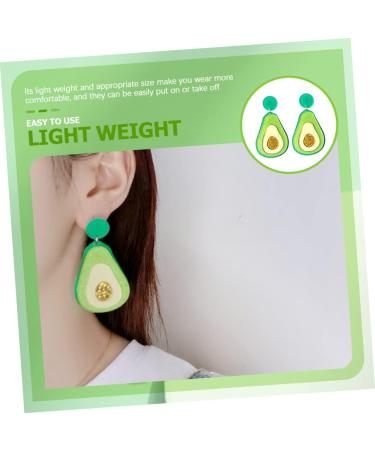 Abaodam 4 Pairs Avocado Earrings Avocado Gifts Avacado Bridal Earrings for Wedding Fashion Earrings for Women Sushi Go Drop Earrings Avocados Accessories Acrylic Miss Personality - Buy Online on SooperMarket.com