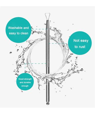 Cuticle Pusher Remover Triangle Cuticle Peeler Scraper Stainless Steel Nail Gel Remover Professional Nail Tool for Removing UV Manicure Treatments - Buy Online on SooperMarket.com