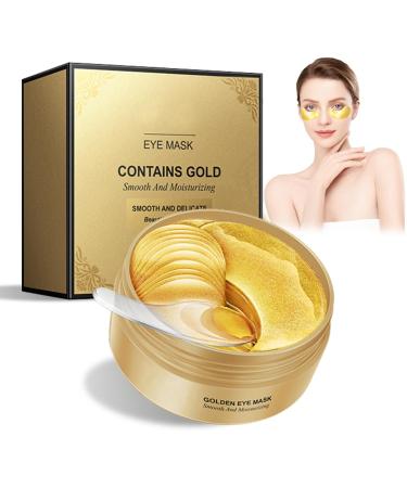 60 PCS 24KGOLD GEL EYPADS EYE PADS AGAILY AND CARE HYALURONOCE Collagen for anti-aging eye mask dark circles tear bags puffiness eye fold moisture-giving eye pads gold