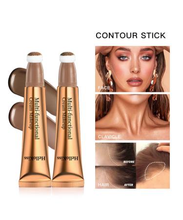 ZARICS Liquid Face Concealer Pen - Smooth Creamy Matte Finish Contour Stick for Body & Face | Waterproof Blendable Makeup with Cushion Applicator - Buy Online on SooperMarket.com