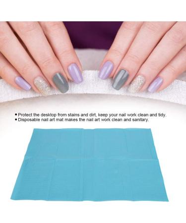 Manicure Hand Pad Manicure Tool Clean And Hygienic Strong Water Absorption Exquisite Workmanship Salon Shop for Home Beauty Salon Manicure Store blue - Buy Online on SooperMarket.com