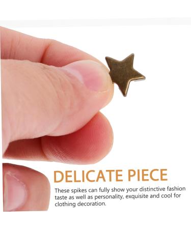 EXCEART 1 Box Five-Pointed Star Rivet Decor Shoes Rivet Accessories Rivets Rivet for Clothing Single Sided - Buy Online on SooperMarket.com
