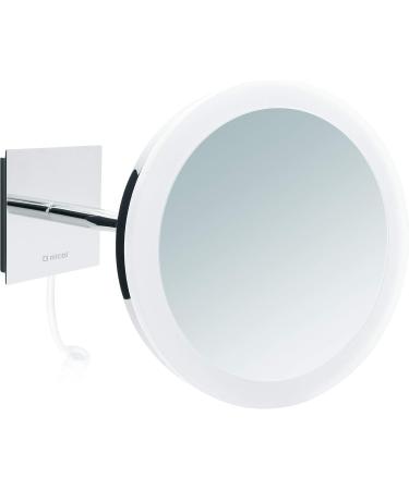 Nicol 4027000 SARA LED Cosmetic Mirror - 5x Magnification Wall Mirror with Movable Gooseneck | International Shipping - Buy Online on SooperMarket.com