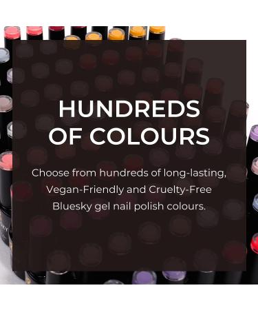 Bluesky Gel Nail Polish Titanium A032 Silver Steel Grey 10 ml - Long Lasting & Chip Resistant - Requires UV LED Lamp - Pack of 1 - Buy Online on SooperMarket.com