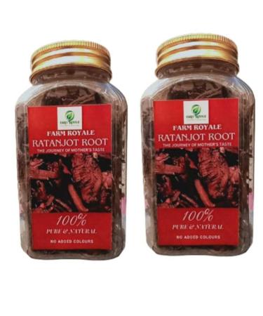 Farm Royale Alkanet Root/Ratanjot Roots -1+1 Combo-(50gm & 50 gm)||100% Pure and Natural||Shudh||Handpicked Material||Export Quality