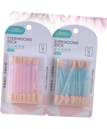 MAGICLULU 24pcs Brush Eyeshadow Foam Eyeshadow Oval Eyeshadow Applicator Stick Miss Double Sided - Buy Online on SooperMarket.com