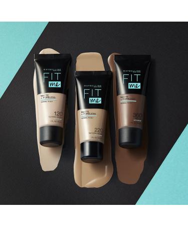 Maybelline Fit Me Matte + Poreless Makeup No. 104 Soft Ivory - 30ml | All Skin Types | International Shipping - Buy Online on SooperMarket.com