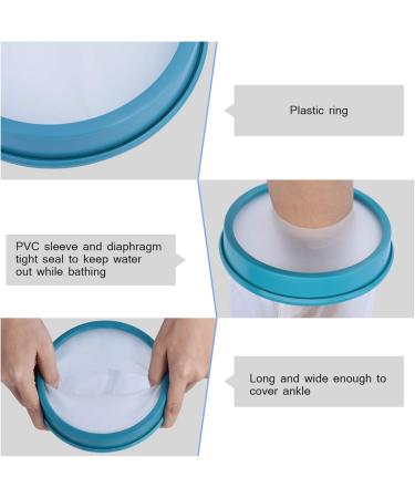 Bathing Wound Protectio Cover - Adult Short Arm Blue And White Bathing Wound Protectio Cover Bathing Waterproof Cover Wound Waterproof Protectio Cover 51cm - Buy Online on SooperMarket.com