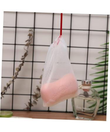 Cleansing Foaming Nets 20pcs Native Face Wash Soap Saver Pouch Soap Mesh Holder Bubble Net Handmade Soap Bath Soap Cleasing Milk Grid Natural Soap Mesh Bag Soap Mesh Pouch - Buy Online on SooperMarket.com