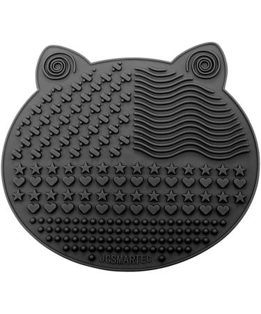  2-Pack Makeup Brush Cleaning Mat Cute Cat Ear Design Silicone Portable Brush Cleaner Pad Washing Tools with Suction Cups US Patent Registered (Black+White) - Buy Online on SooperMarket.com