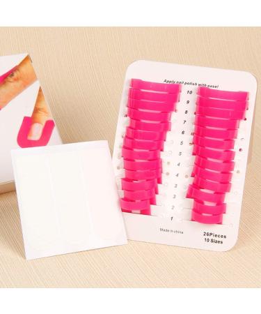 Gresunny 78pcs Nail Polish Stencil Kit - Reusable Plastic Nail Protector Shields for Anti Spill Manicure - Finger Cover Nail Art Clips Cap - Edge & Nails Protection Tools - Buy Online on SooperMarket.com