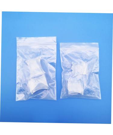 2 Pairs Silicone Toe Separators for Overlapping Toes - H-shaped Toe Spacers for Valgus Correction - White 2.5x2.5cm - Buy Online on SooperMarket.com