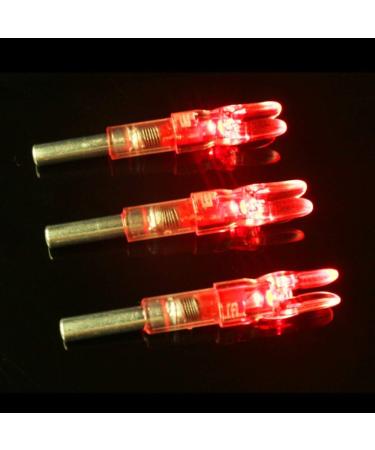 GUGA 6Pcs Lighted Nocks for .244 /6.2mm Arrows - Automatic Red LED - Shooting Activation - Buy Online on SooperMarket.com