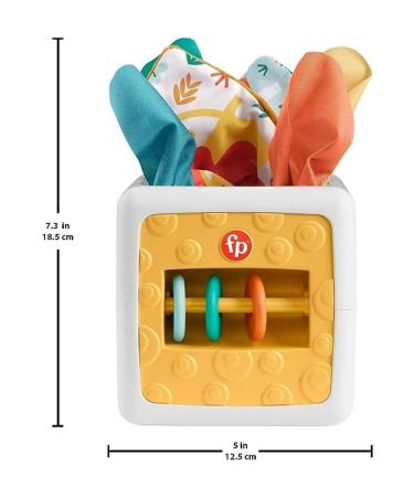 Fisher-Price 2-in-1 Baby Wipes Box | Sensory Toy for Fine Motor Skills & Development | Ages 3+ HML64 - Shop Internationally - Buy Online on SooperMarket.com