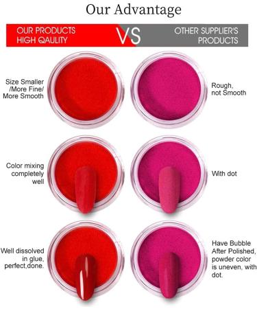 28g Fine Dipping Powder Light Pink No Lamp Cure, Gel Polish Effect - HJ-ND064B-No.12 - Buy Online on SooperMarket.com