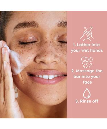 NIVEA MagicBAR Radiance Face Cleansing Bar (75g) Face Cleanser with Rose and Vitamin E Plastic-Free Facial Cleansing Bar Facial Cleanser Recyclable Packaging Face Wash - Buy Online on SooperMarket.com