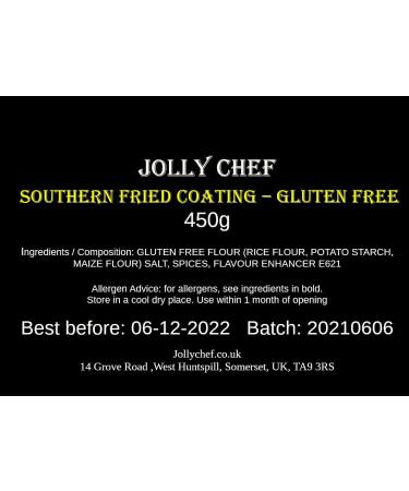 Southern Fried Chicken Coating (Gluten Free) 200g - Delicious and Crispy Coating for Gluten-Free Chicken - Buy Online on SooperMarket.com