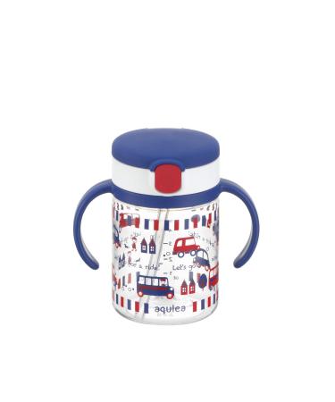Richell Aqulea Outing Straw Mug 200ml Navy