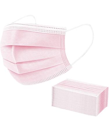 Icoolio op masks medically medical mouth protection mask medical disposable masks mouth nose protective mask facial mask disposable 50 pieces pink pink 50 pieces
