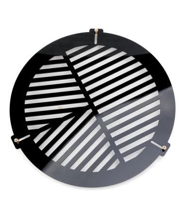 Starboosa Bahtinov Mask Focusing Mask for Telescopes - 180 Bahtinov Mask for a Tube Outer Diameter from 178-213mm (7.0" to 8.38") - can be Mounted with Brass Bolt Inside or Outside
