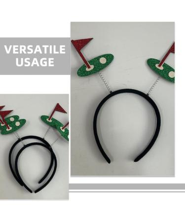 HOLIDYOYO Golf Ball Headband Sports Ball Head Bopper Game Day Sports Hairband Pompom Tiara Headband Hair Accessories for Women Girls Sports Party Favors - Buy Online on SooperMarket.com