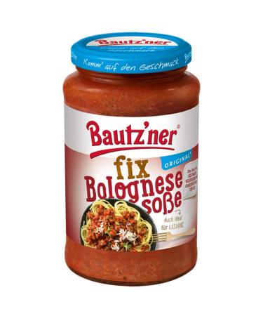 Bautz'ner Fix Bolognese Sauce 400ml glass ready-made Bolognese Bolognese 400 ml (1 pack)