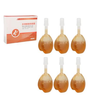 6pcs 7ml Glycerin Suppositories Glycerin Suppositories Honey Promote Intestinal Peristalsis Constipation Relief Liquid Promotes Regularity and Bowel Function