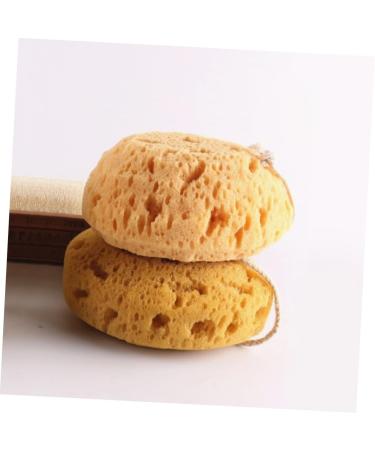 2pcs Exfoliating Bath Sponge Set | Back Scrubber & Body Wash Accessories | Ideal for Shower & Skin Cleaning - Buy Online on SooperMarket.com