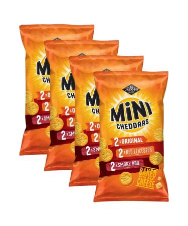 Snack Bundle Consisting of McVities Mini Cheddars Variety Pack 6 x 25g (4 Pack)