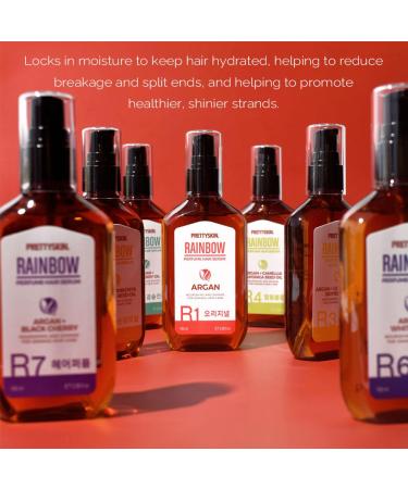 RAINBOW Vegan Hair Serum - Argan & Babassu Oil for Damaged Hair | 100ml - Silky Softness - Buy Online on SooperMarket.com