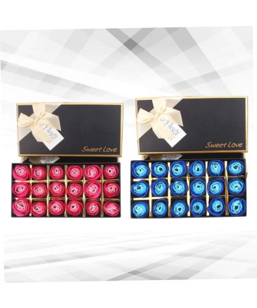 PLAFOPE 2boxes Creative Women+perfume Perfumes for Women Clipper Holders for Barbers Motherd Day Mothered Day Fragrance for Women Flower Soap Womens+perfume Box Rose - Buy Online on SooperMarket.com