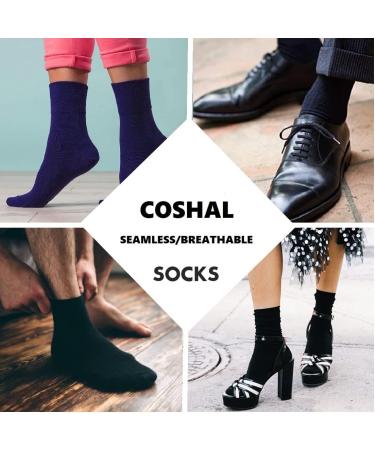 COSHAL 3 Pairs Womens Diabetic Socks wide Honey Comb top soft cuff Ankle Medium-Elastic Grip Soft Toe cosy feel for sensitive feet Legs Non-Binding Circulatory Socks SIZE (4-7) One Size Assorted Colours (3 Pairs) - Buy Online on SooperMarket.com