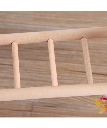Parrot Swing Ladder Pets Birds Climbing Toy Wood Ladder Warm Hammock Cotton Rope Cage Hanging Decor for Small Animals Ferret Parrots Rat Hamster (Pink) - Buy Online on SooperMarket.com