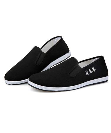 TAO Kung Fu Shoes Traditional Chinese Martial Arts Slippers Soft Comfortable and Lightweight 43 EU Black