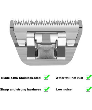 BESTBOMG 10W Pet Grooming Blades - Removable Compatible with Scherg men Heiniger Moser Max45 Andis Oster A5 - 1/16 Inch Cutting Length (1.5 mm) - Buy Online on SooperMarket.com