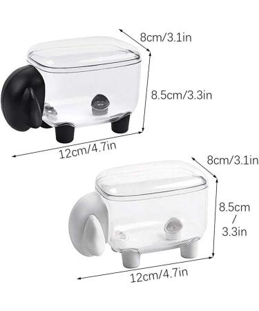 BANGSUN Cotton Swab Box Set of 2 Small Sheep Holders for Buds & Toothpicks | Stylish & Practical Organizer - Buy Online on SooperMarket.com