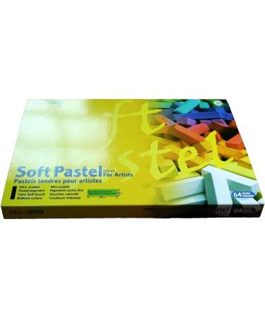 YoCosii Soft Pastel 64 Color Set | Square Chalk | Multicolor | US English Version - Buy Online on SooperMarket.com