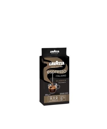 Buy Lavazza Espresso Italiano Classico Ground Coffee 250g | Floral & Fruity Aroma | Ideal for Moka Pot & Filter Coffee | International Shipping - Buy Online on SooperMarket.com