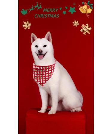 Shop Lionet Paws Christmas Dog Bandana - Triangular Headscarf for Small Medium & Large Dogs - Holiday Pet Accessory - 1 Pack - Buy Online on SooperMarket.com