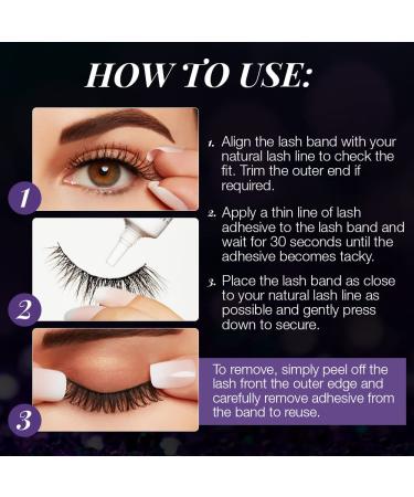 Ardell Fashion Lashes Pair 105 - Pack of 4 | Dramatic False Eyelashes - Buy Online on SooperMarket.com