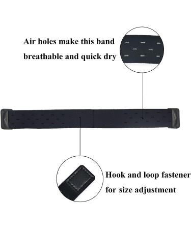 Hook and Loop Ankle Band for Compatible with Fitbit Charge 5 Fitness Tracker  Sport Ankle Band for Men and Women Medium Black - Buy Online on SooperMarket.com