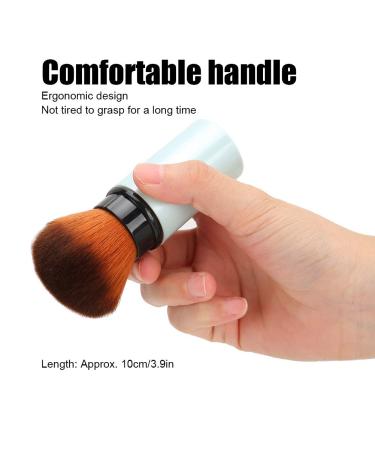 Portable Powder Brush for Flawless Makeup | Travel-Friendly Cosmetic Brush with Lid - Ideal for Blush & Primer - Buy Online on SooperMarket.com