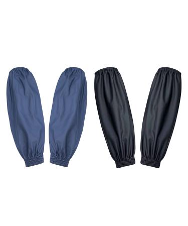 Setaria Viridis Waterproof Arm Sleeves Covers- 2 Pair Pu Oversleeves Arm Protector for Cleaning Fish,Arm Sleeves Dish Washing, Waterproof Arm Sleeve Topiary Garden oversleeves