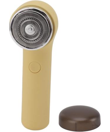 Mini Electric Hair Trimmer Portable Dry and Wet Dual-use Electric Facial Epilator for Home Travel (Yellow) - Buy Online on SooperMarket.com