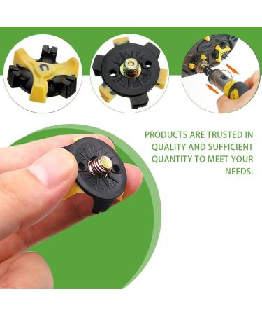 SSRDFU 30 Pcs Golf Spikes - Non-Slip Wear-Resistant Super Grip Replacement for Most Golf Shoes - Buy Online on SooperMarket.com
